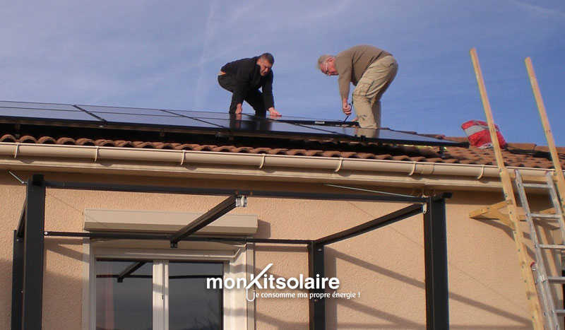 Installation du kit solaire autoconsommation 3000 W chez Rolf